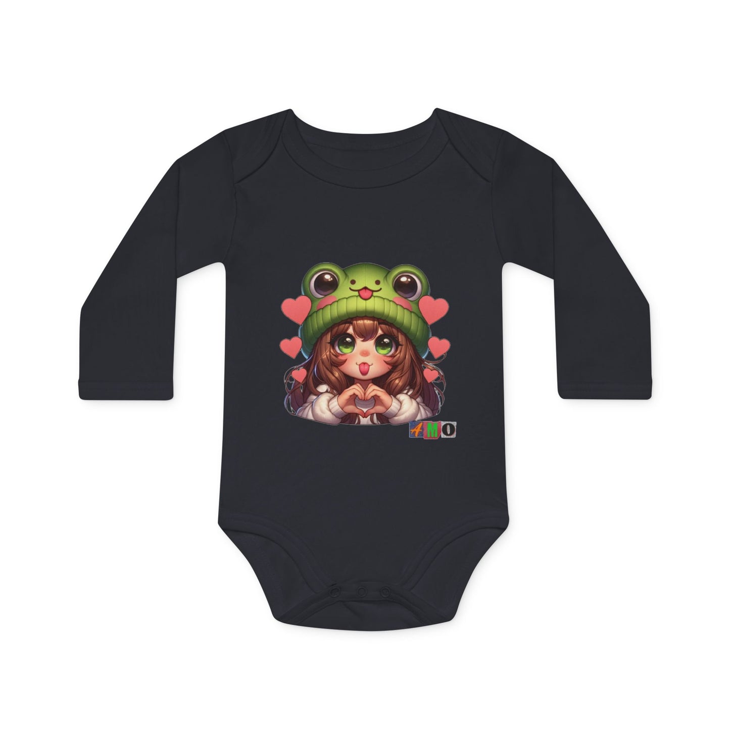 Baby Long-Sleeve Organic Bodysuit