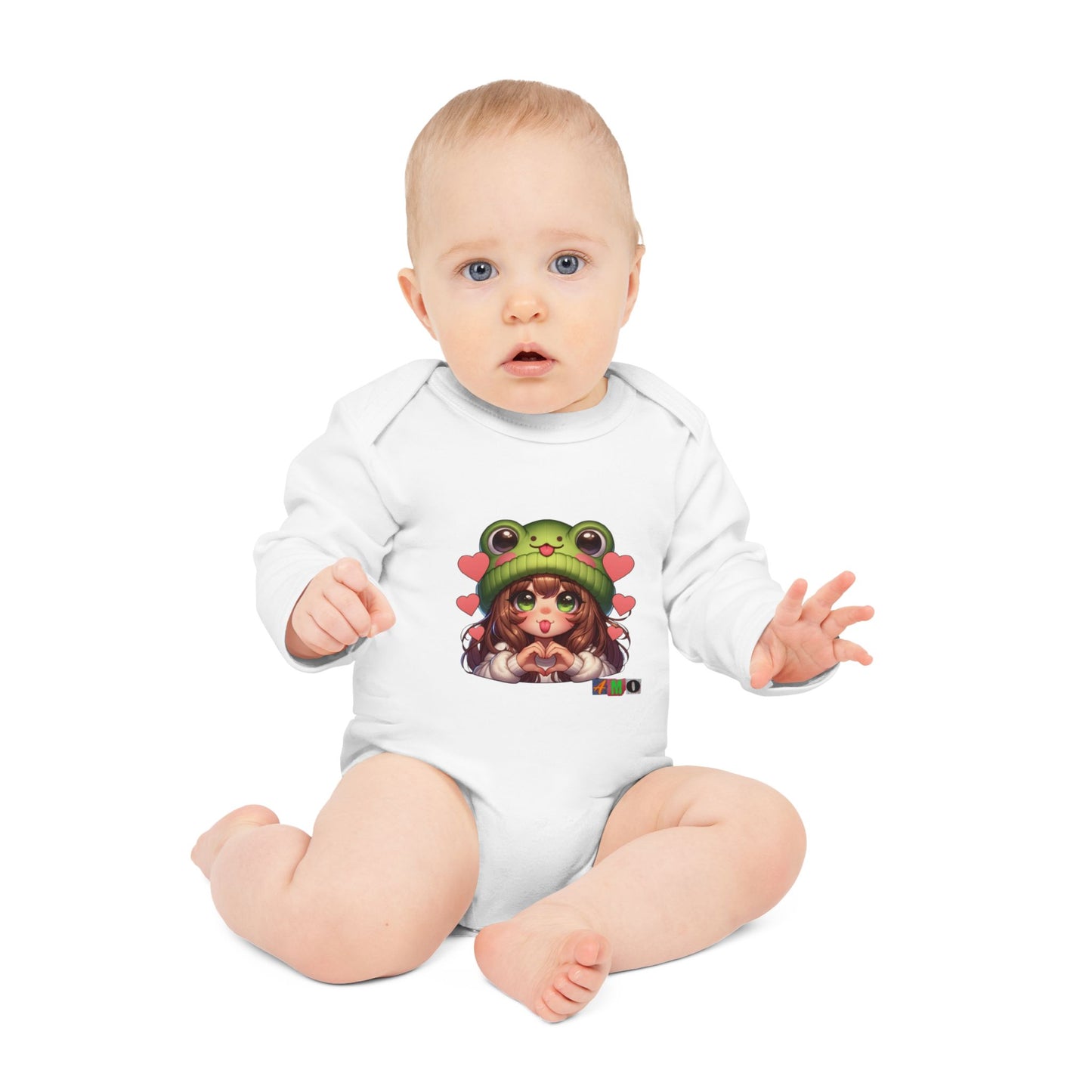 Baby Long-Sleeve Organic Bodysuit