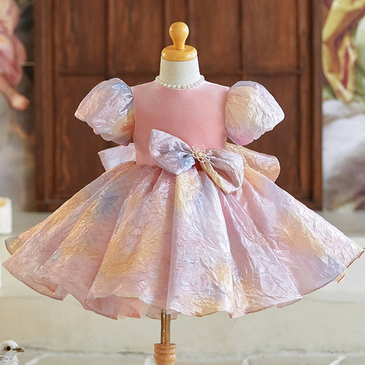 Puff Sleeve Princess Dress