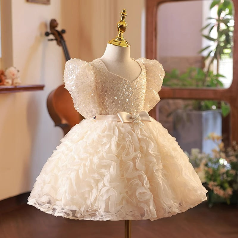Miss Muffet Flower Girl Princess Dress